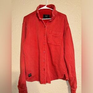 Kimes Ranch ladies soft button down top in corral